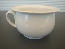 Beau pot de chambre blanc ancien faîence Sarreguemines DIGOIN