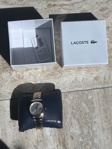 Montre lacoste argent - or,