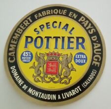 Vieille Étiquette de Camembert, SPÉCIAL POTTIER