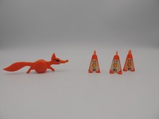 Kinder Ancien Montable - Spielzug - Renard Et Poule - Steckfiguren 1970