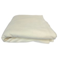 COUVERTURE PLAID POLAIRE ECRU 300 X 360 CM