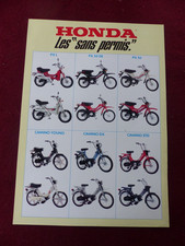 Prospectus  Moto : HONDA les sans permis / PXL PX50DE PX50 CAMINO YOUNG DX STD