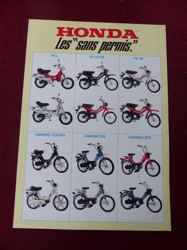 Prospectus moto honda - ,