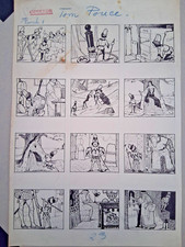 2 planches de BD originales