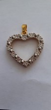 ANCIEN PENDENTIF COEUR EN