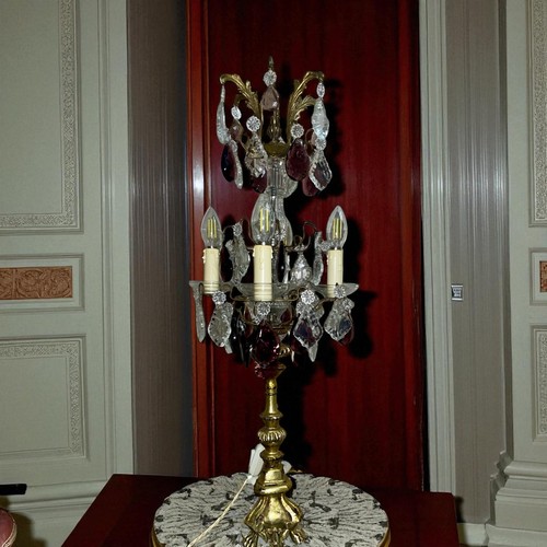 Ancienne imposante lampe - imposante, de