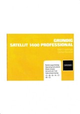 Manuel D'Utilisation Pour Grundig Satellit 1400
