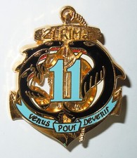 INSIGNE 21° RIMa - 21° REGIMENT D'INFANTERIE DE MARINE - 11° COMPAGNIE - F.I.A.