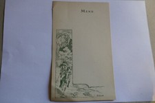Menu ancien LIQUEUR DU PERE