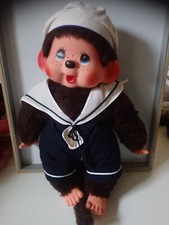 Peluche style kiki Monchhichi Effe 45 cm made in Italie  