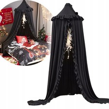 Baldaquin Moustiquaire Lit Noir Voile Protection Contre Moustiques Chambre