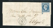 Rare lettre de Dellys (
