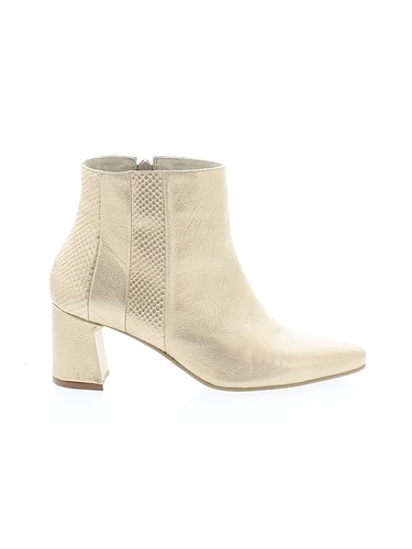 Stivali women gold ankle - stivali,