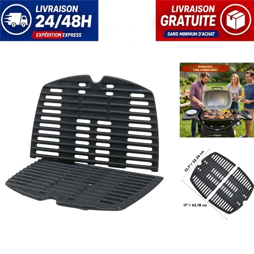 Grille cuisson fonte - cuisson, en