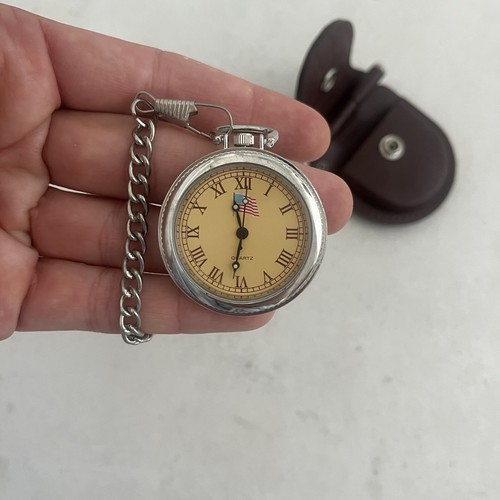 Pocket watch flag - watch, us