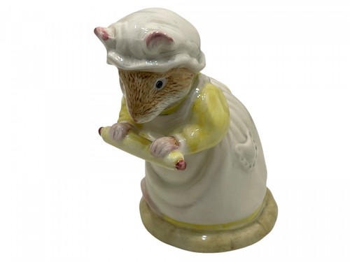 Figurine souris porcelaine - en,