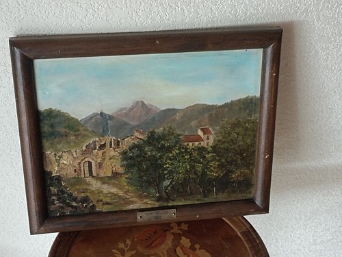 Huile sur toile paysage - sur,