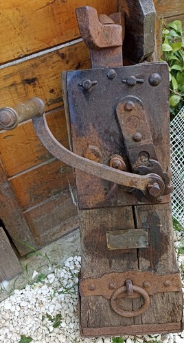 Outil ancien cric - outil, ancien,cric