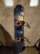 PLANCHE SNOWBOARD SALOMON DRIVER 155  + FIXATION ROSSIGNOL CARBONNE A CLIP