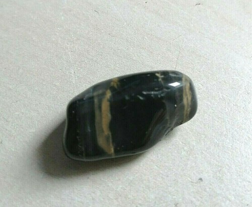 Pierre roulée onyx noir 35 - pierre, 13,35
