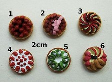 tarte aux fruits miniature,maison de poupée,vitrine,pâtisserie,boulangerie **CL4