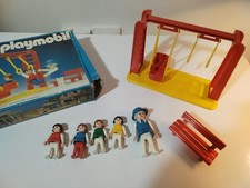 Playmobil Vintage Portique / Balançoire / Parc enfants + boîte - No 3552