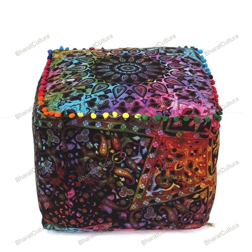 Nouveau tabouret indien boho