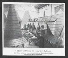 1941  --  A L ECOLE SUPERIEUR DE COUVERTURE D ANGERS . 3W162