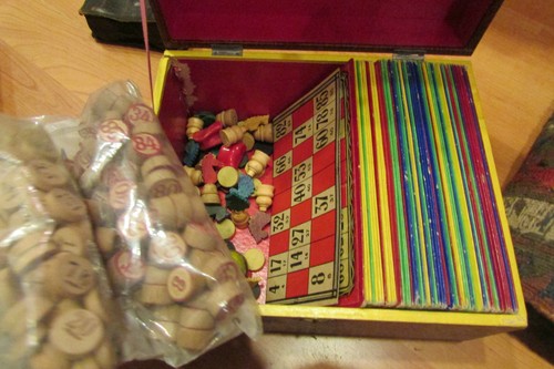 Ancien jeu loto - jeu, vers