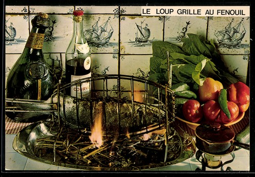 Carte postale loup grolle - le,