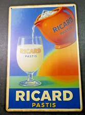 Plaque publicitaire en tôle