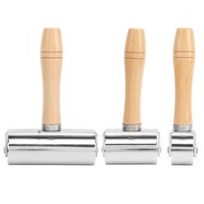 Leather Press Edge Roller Leather Craft Wooden Handle Edge Rolling Tool