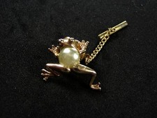 Vintage Frog with Faux White