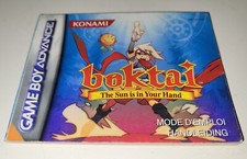 Notice - Nintendo Game Boy Advance - Boktai The Sun Is In Your Hand - FAH 