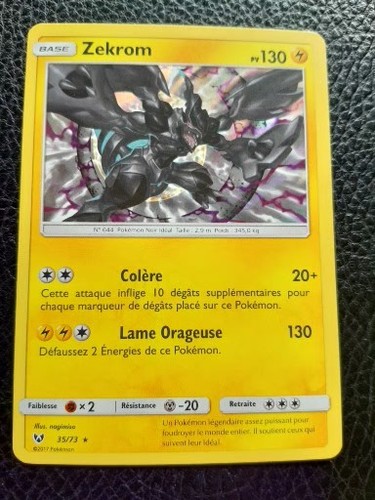Zekrom holo pokemon - zekrom,