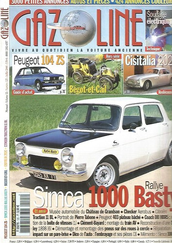 Gazoline 125 simca 1000 - simca,