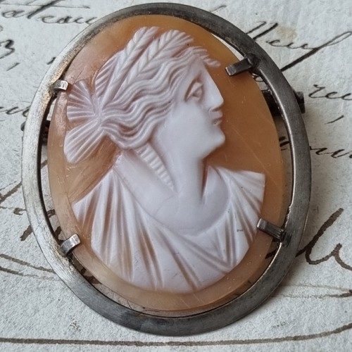 Broche ancienne camee - broche,