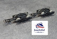 JOUEF HO 1/87  2 bogies type Y 24 clipsables NOIRS roues métal