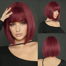 Perruque Carré Femme Acajou