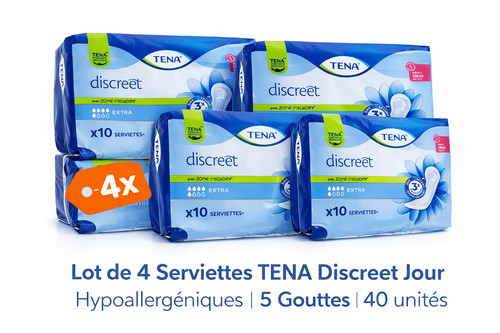 Lot serviettes tena - lot,
