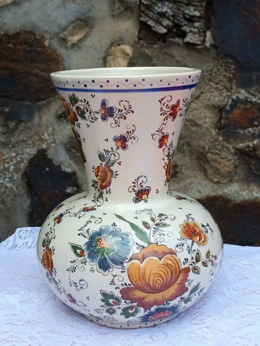 Hubert béquet vase delft - hubert, delft's