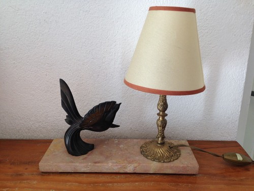 Ancienne superbe lampe - et,