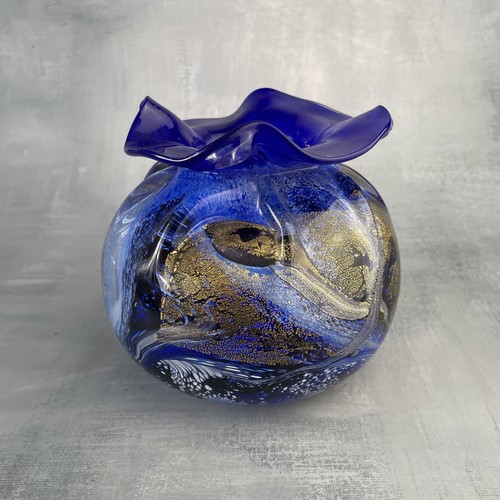 Vase verre soufflé - , main