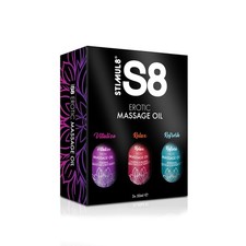 Coffret huiles de massage 3 x 50ml - STIMUL 8