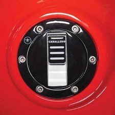 Adhésif 3D Protection Bouchon Réservoir de Moto Compatible Avec Fantic Caballero