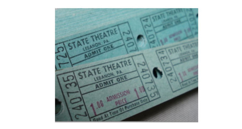 Lot tickets cinema - tickets, 1$