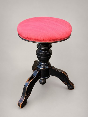Ancien tabouret piano - ancien, de