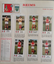 Panini football 77 1977 PAGE issue album : STADE DE REIMS no maillot