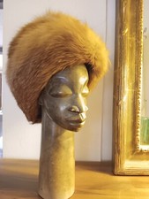 Chapeau toque/dome fourrure