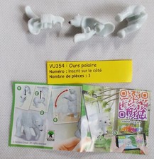 Kinder - VU 354 - Animaux d'Amérique du Nord - Natoons - Ours polaire - avec BPZ